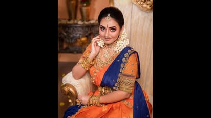 மணப்பெண்ணாகவே மாறிப்போன சின்னத்திரை ‘நாயகி’... வித்யா பிரதீப்பின் வைரல் போட்டோஸ்...!