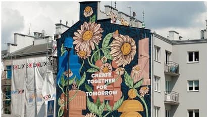 മരങ്ങള്ക്ക് പകരമാകുമോ? വായു ശുദ്ധീകരിക്കാന് മ്യൂറല് പെയിന്റിംഗുകള്...