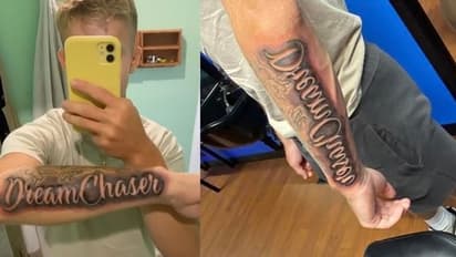 കാത്തുകാത്തിരുന്ന് 'ഡ്രീം' ടാറ്റൂ ചെയ്തു; എല്ലാം കഴിഞ്ഞപ്പോള്‍ എട്ടിന്റെ പണി