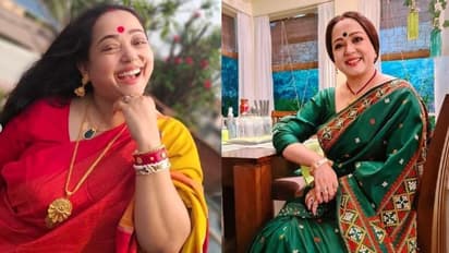 সপ্তমীতে 'রেড হট' লুক, সাবেকিয়ানার সাজেই পুজোর শুভেচ্ছা, গান গেয়ে মন কাড়লেন অপাদি