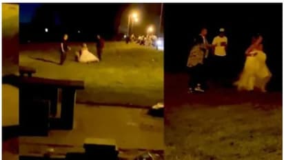 വിവാഹ വേഷത്തില് യുവാക്കളുമായി വധുവിന്റെ കൂട്ടത്തല്ല്; സംഭവമിങ്ങനെ