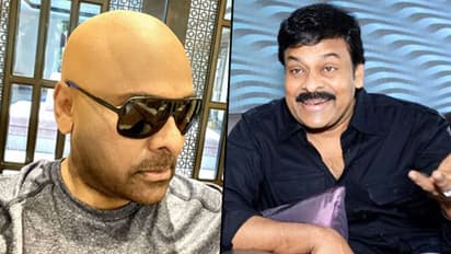 Why has Chiranjeevi shaved his head?