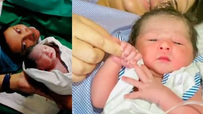 যুবানের দু'পায়ে লুটিয়ে পড়ছেন শুভশ্রী, ছেলে-মায়ের খেলায় মত্ত গোটা টলিউড