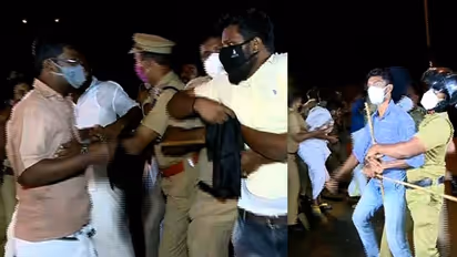 തലസ്ഥാനം സംഘര്ഷഭരിതം, പ്രതിഷേധങ്ങള്ക്കിടെ മന്ത്രി ജലീൽ വളാഞ്ചേരിയിൽ നിന്ന് തിരുവനന്തപുരത്തെത്തി