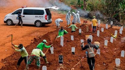 മാസ്‌ക് ഇട്ടില്ലെങ്കിൽ കൊവിഡ് ബാധിച്ചു മരിച്ചവരുടെ ശവക്കുഴി വെട്ടണം, വ്യത്യസ്‍തമായ ഈ ശിക്ഷയുടെ ചിത്രങ്ങൾ കാണാം