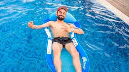 কঠোর অনুশীলনের ফাঁকে চুটিয়ে 'জলকেলি', দেখুন বিরাটদের 'পুল সেশনের' ছবি