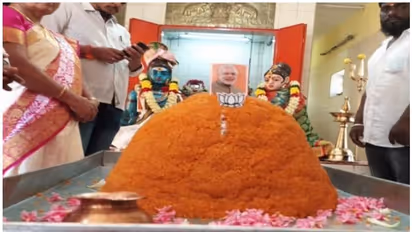 പ്രധാനമന്ത്രിക്ക് ജന്മദിനാശംസ നേരാന്‍ കോയമ്പത്തൂരിന്‍റെ 'ഭീമന്‍ ലഡ്ഡു'