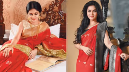 স্মোকি আই-লাল বেনারসিতে ক্যানডিডে লাস্যময়ী মিথিলা, ম্যাগাজিনে রইল 'ফ্যাশনিস্তা'র চমক