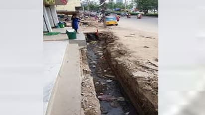 హైదరాబాద్ లో దారుణం...మురికి కాలువలో కొట్టుకొచ్చిన మనిషి కాలు