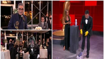 എമ്മി പുരസ്കാരങ്ങള് പ്രഖ്യാപിക്കുന്നു; ഷീറ്റ്സ് ക്രീക്കിന് വന് നേട്ടം, സ്വന്തമാക്കിയത് 9 പുരസ്കാരങ്ങള്