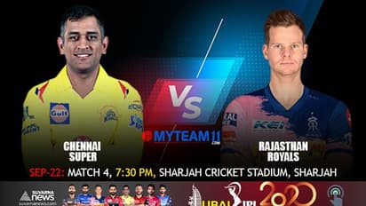 ಐಪಿಎಲ್ 2020: ಚೆನ್ನೈ ಸೂಪರ್ ಕಿಂಗ್ಸ್ಗಿಂದು ರಾಜಸ್ಥಾನ ರಾಯಲ್ಸ್ ಚಾಲೆಂಜ್..!