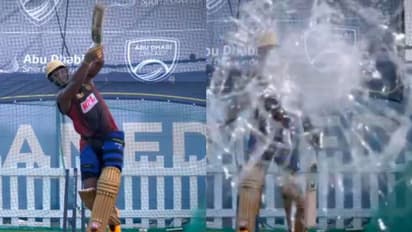 অনুশীলনে রাসেলের মাসেল পাওয়ারে গুড়িয়ে গেল ক্যামেরার কাঁচ, দিলেন ঝড়ের পূর্বাভাস, দেখুন ভিডিও