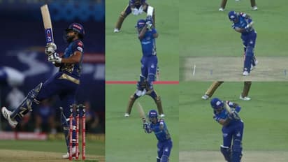 கம்மின்ஸின் பந்தில் தனது ஃபேவரட் ஷாட்டை பறக்கவிட்ட ரோஹித்; ஒரு ஓவரை டார்கெட் செய்து அடித்த சூர்யகுமார்! வீடியோ