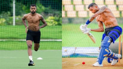 ஹாலிவுட் ஹீரோக்களுக்கு நிகரான ஜிம் பாடி.. ஹர்திக் பாண்டியாவின் வெறித்தனமான ஒர்க் அவுட் ஃபோட்டோஸ்