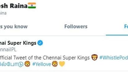 இனி நீங்கள் வேண்டாம் சமூக வலைதளத்தில் சிஸ்கே அணியை பின்தொடர்வதை நிறுத்தினாரா சுரேஷ் ரெய்னா..??