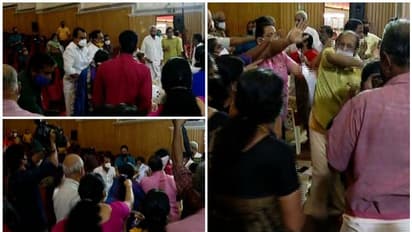 അജണ്ടയെ ചൊല്ലിയുള്ള തർക്കം; കോഴിക്കോട് നഗരസഭാ കൗൺസിൽ യോഗത്തിൽ കയ്യാങ്കളി