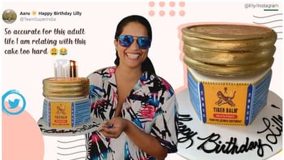 'ടൈഗർ ബാം കേക്കു'മായി ജന്മദിനം ആഘോഷിച്ച് യൂട്യൂബർ ലില്ലി സിംഗ്; കയ്യടിച്ച് സോഷ്യൽ മീഡിയ