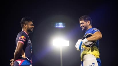 സഞ്ജുവിന്റെ 102 മീറ്റര് സിക്സ്; താരതമ്യം സാക്ഷാല് ധോണിയോട്- വീഡിയോ