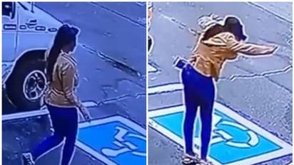 ജോലി ലഭിച്ചുവെന്ന് അറിഞ്ഞപ്പോൾ ഓഫീസിന് പുറത്തിറങ്ങിയ ശേഷം യുവതി ചെയ്തത്; വെെറലായി വീഡിയോ