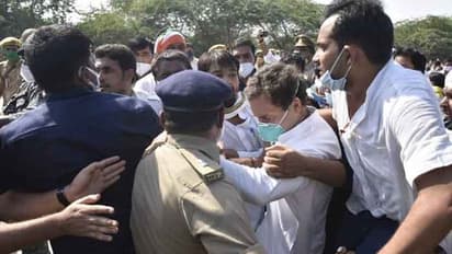 నన్ను.. తోసేసి లాఠీఛార్జీ చేశారు: పోలీసుల తీరుపై రాహుల్ ఫైర్