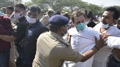 ಹತ್ರಾಸ್ ಸಂತ್ರಸ್ತೆ ಕುಟುಂಬ ಭೇಟಿಗೆ ಹೊರಟಿದ್ದ ರಾಹುಲ್-ಪ್ರಿಯಾಂಕಾಗೆ ಸಂಕಟ!