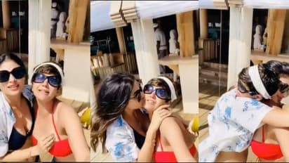 ঠোঁটে চুমু নয়, সমুদ্র পাড়ে ঘনিষ্ঠ আদরে মত্ত মৌনি-মন্দিরা, সমকামীতা নিয়ে উঠছে প্রশ্ন