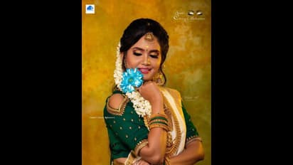 'ஈரமான ரோஜாவே' சீரியல் நாயகி காயத்ரி கேரள புடவையில் கொடுத்த லேட்டஸ்ட் போட்டோ ஷூட்...!