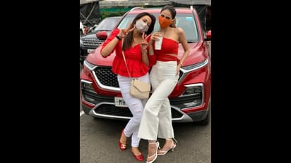 కరోనా తగ్గడంతో కూతురుతో శ్వేతా తివారీ చెట్టాపట్టాల్‌.. తెగ ఎంజాయ్‌ చేస్తుందిగా!