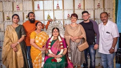 கர்ப்பிணி மனைவியை கை பிடித்து அழைத்து செல்லும் மறைந்த கணவர் சிரஞ்சீவி சர்ஜா..! வைரலாகும் ஓவியம்..!