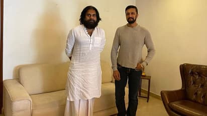 పవన్ కల్యాణ్ తో ఈగ విలన్ సుదీప్ భేటీ... మతలబేంటో??