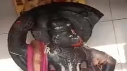 మరో హిందూ దేవాలయంపై దాడి... ఆంజనేయస్వామి విగ్రహం ధ్వంసం (వీడియో)