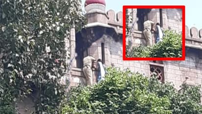 తీర్పు ఆలస్యమవుతుందని.. హై కోర్టులో మహిళ ఆత్మహత్యాయత్నం..