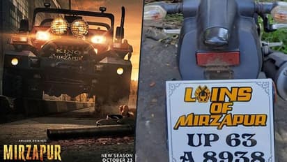 Number plates inspired from Mirzapur trending big time