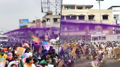 BJP Vs Mamata government faceoff over 'Blue' liquid use