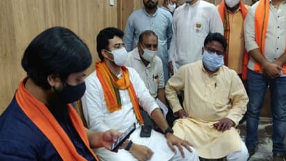 বিজেপির নবান্ন অভিযানে বোমাবাজি, অভিযোগ জানাতে জোড়াসাঁকো থানায় তেজস্বী সূর্য