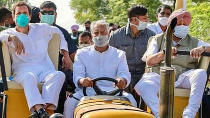 ट्रैक्टर पर सोफा लगाकर बैठे थे राहुल, CM शिवराज ने कहा-क्यों भ्रम फैला रहे हो, जब पता नहीं प्याज कहां होती है