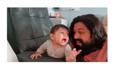 Yash sings Johny Johny Yes Papa to son Yatharv; Here is how Yatharv responds