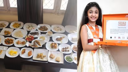 ഒരു മണിക്കൂറിനുള്ളില്‍ തയ്യാറാക്കിയത് 33 ഭക്ഷണങ്ങള്‍; റെക്കോര്‍ഡ് നേടി പത്ത് വയസുകാരി!
