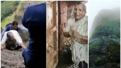 പ്രായം തടസമല്ല, സാരിയുടുത്ത് 70ാം വയസില് അതിസാഹസികമായി കോട്ട കീഴടക്കുന്ന വനിത