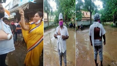 అధికారులపై టీడీపీ మాజీ ఎంపీటీసీ దౌర్జన్యం