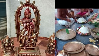 কুলদেবী সিংহ বাহিনী দুর্গা রূপে পুজিত হন অষ্টধাতুর মূর্তি, পুজোতে তৈরি হয় বিশেষ 'দুগ্গা চচ্চড়ি' ভোগ