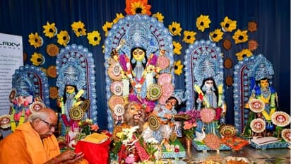 Durga puja committees in Kolkata arrange giant screens for darshan, app for online pushpanjali