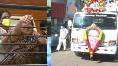 கடவுளே இதுமாதிரி கொடுமை யாருக்கும் வரக்கூடாது... கணவர் வெற்றிவேல் உடலை பால்கனியில் பார்த்து கதறிய மனைவி..!