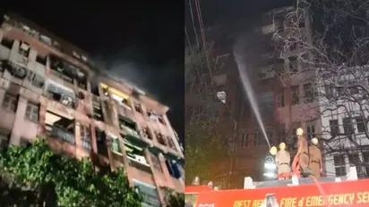 রাতের শহরে বহুতলে বিধ্বংসী অগ্নিকাণ্ড, মৃত ১, আহত একাধিক