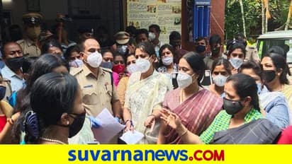 RR ನಗರ ಉಪಕದನ: ಕಾಂಗ್ರೆಸ್‌ ಅಭ್ಯರ್ಥಿ ಕುಸುಮಾ ವಿರುದ್ಧ ಕೇಸ್‌ ಖಂಡಿಸಿ ಕಾಂಗ್ರೆಸ್‌ ಧರಣಿ