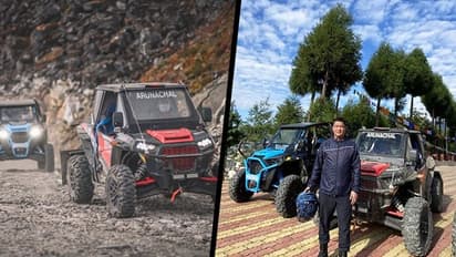 Arunachal CM Pema Khandu goes off-roading to meet soldiers border