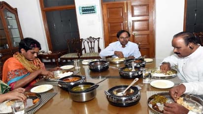 వైభవంగా సీఎం కేసీఆర్ దత్తపుత్రిక నిశ్చితార్థం