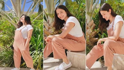 Sun-kissed Anushka Sharma shares her baby bump pictures on Instagram