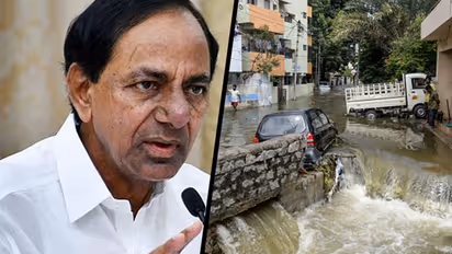 KCR: Hyderabad hasn't seen such rain in 100 years