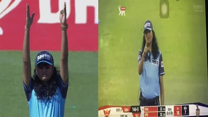 IPL 2020 - ಕೂಲ್‌ ಹೇರ್‌ಸ್ಟೈಲ್‌ನ ಅಂಪೈರ್‌ ಲೇಡಿನಾ?